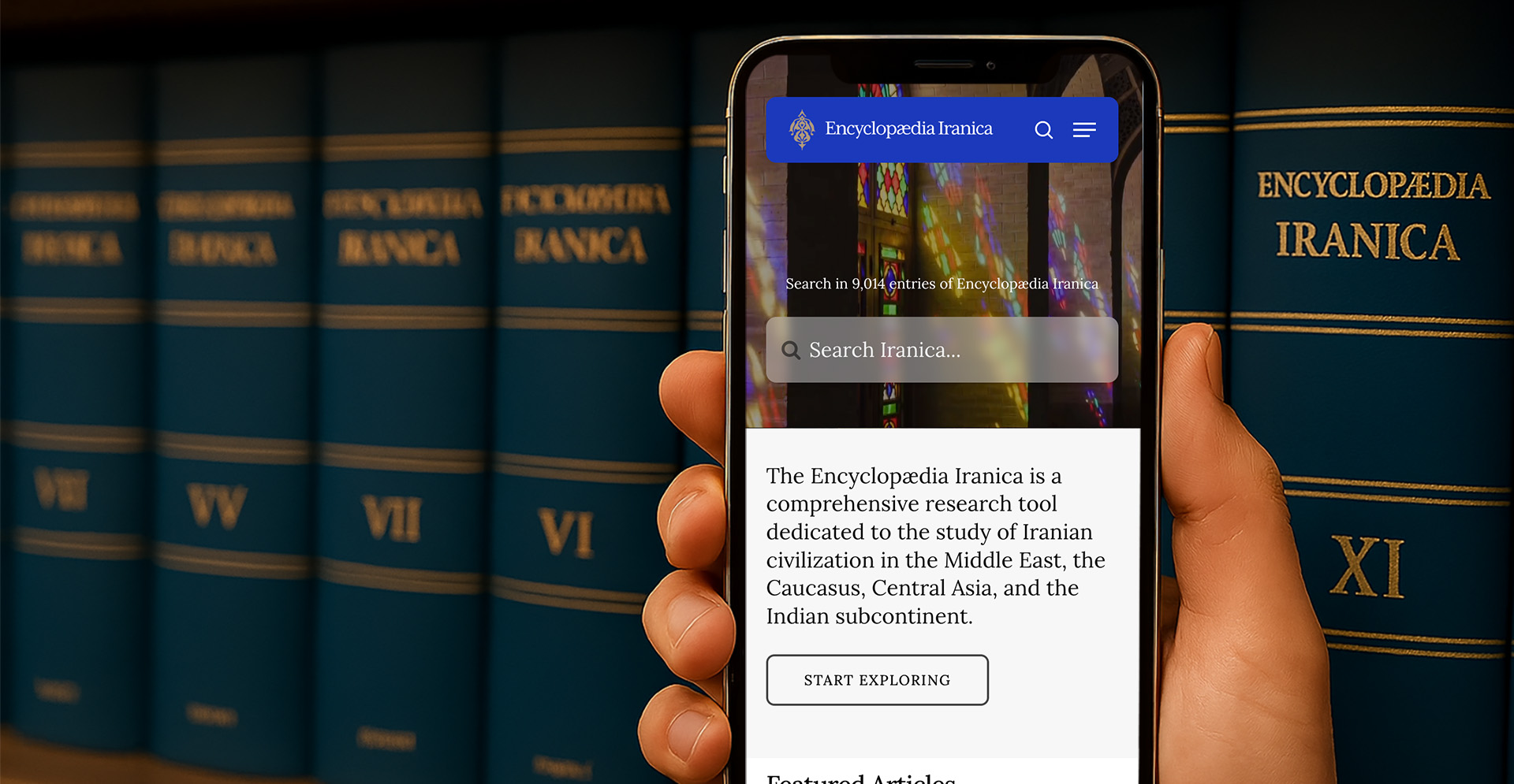 New website of Encyclopædia Iranica